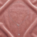 18K Cascading Drop Diamond Choker Necklace — AI cloth, in-house