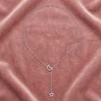 18K Cascading Drop Diamond Choker Necklace — AI cloth, in-house