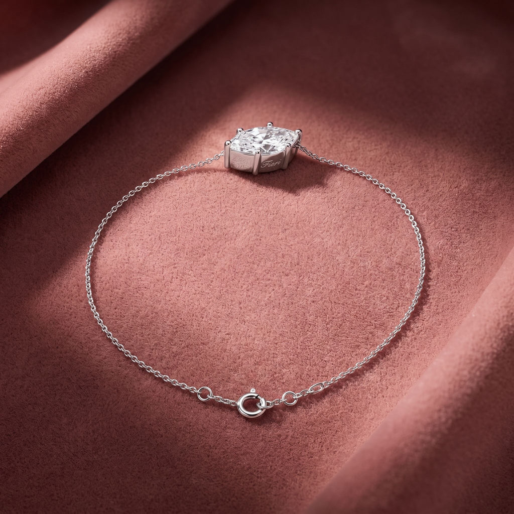 18K Gold Marquise Diamond Bracelet — AI cloth, in-house