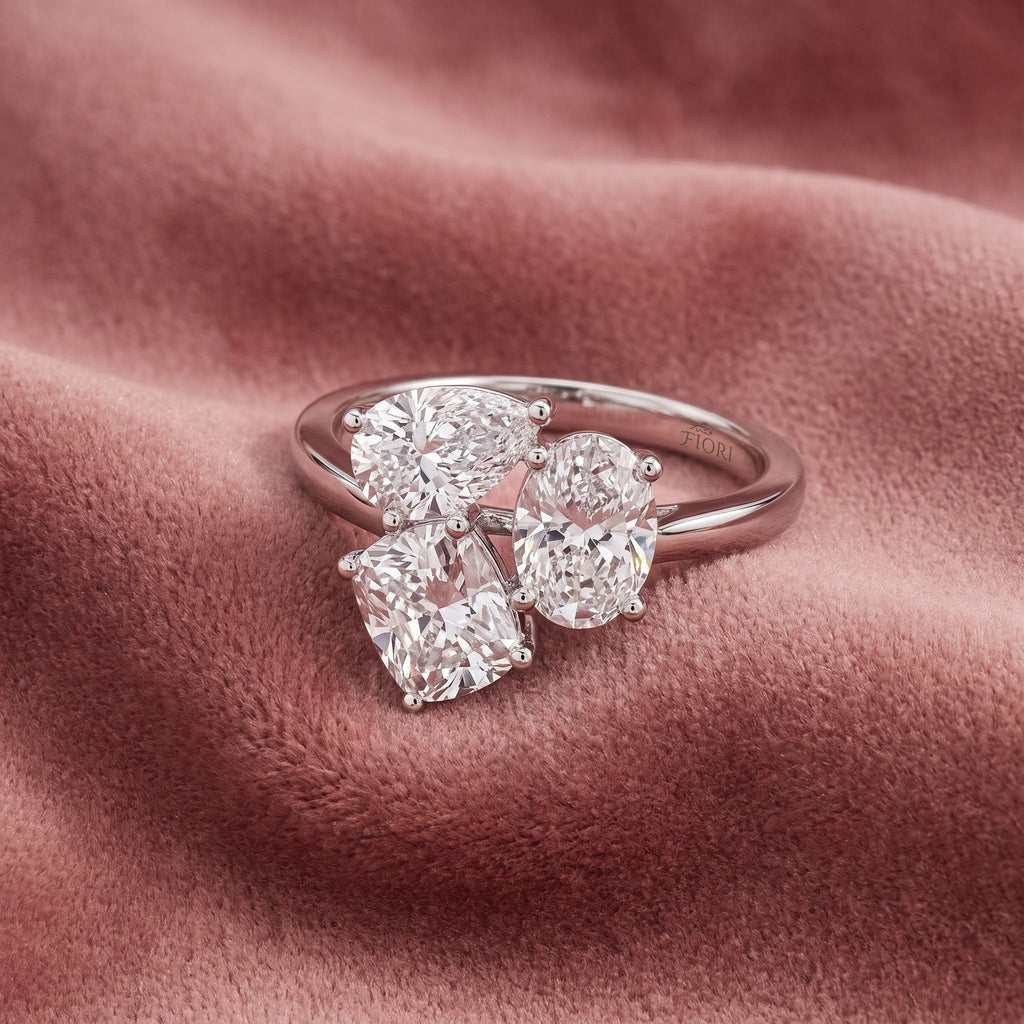 18K Bespoke Diamond Ring — AI cloth, in-house