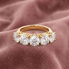 18K Bespoke Round Diamond Ring — AI cloth, in-house