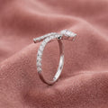 18K Pear Diamond Ring — AI cloth, in-house