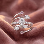 18K Round Diamond Ring — AI cloth, in-house