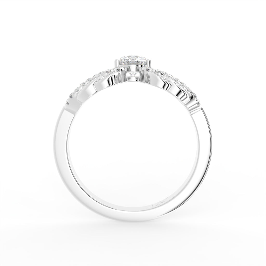 vimg:FJ3069|vimg:FJ3071|18K White Gold Round Diamond Promise Ring — FRONT