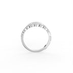 18K Bespoke Diamond Statement Ring — FRONT