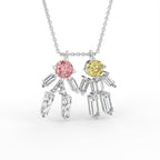 Sterling Silver Diamond Pendant — IMAGE URL