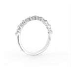 18K Round Eternity Diamond Ring — 3D VIEW
