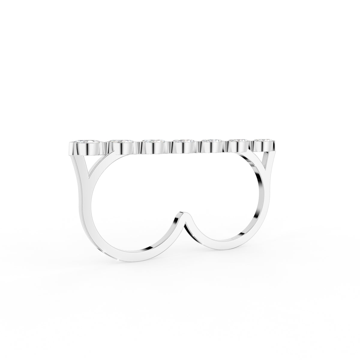 18K Bespoke Marquise Diamond Ring — 3D VIEW