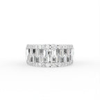 18K Bespoke Pave Diamond Ring — TOP