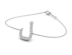 18K Arabic Alphabet Diamond Bracelet — 3D VIEW