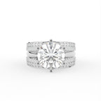 Sterling Silver Diamond Ring — TOP
