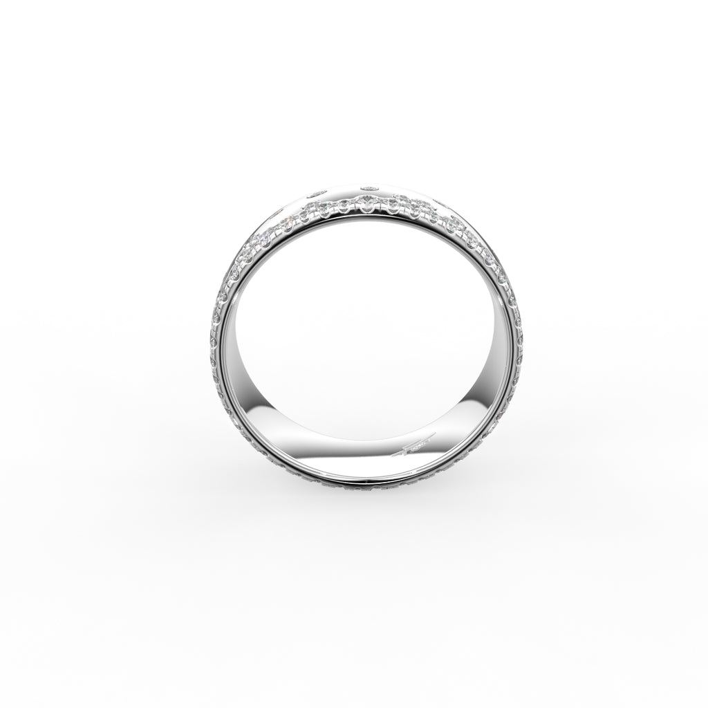 vimg:FJ6630|vimg:FJ6626|18K Round Diamond Band Ring — FRONT