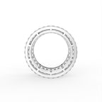 18K Bespoke Baguette Diamond Ring — FRONT