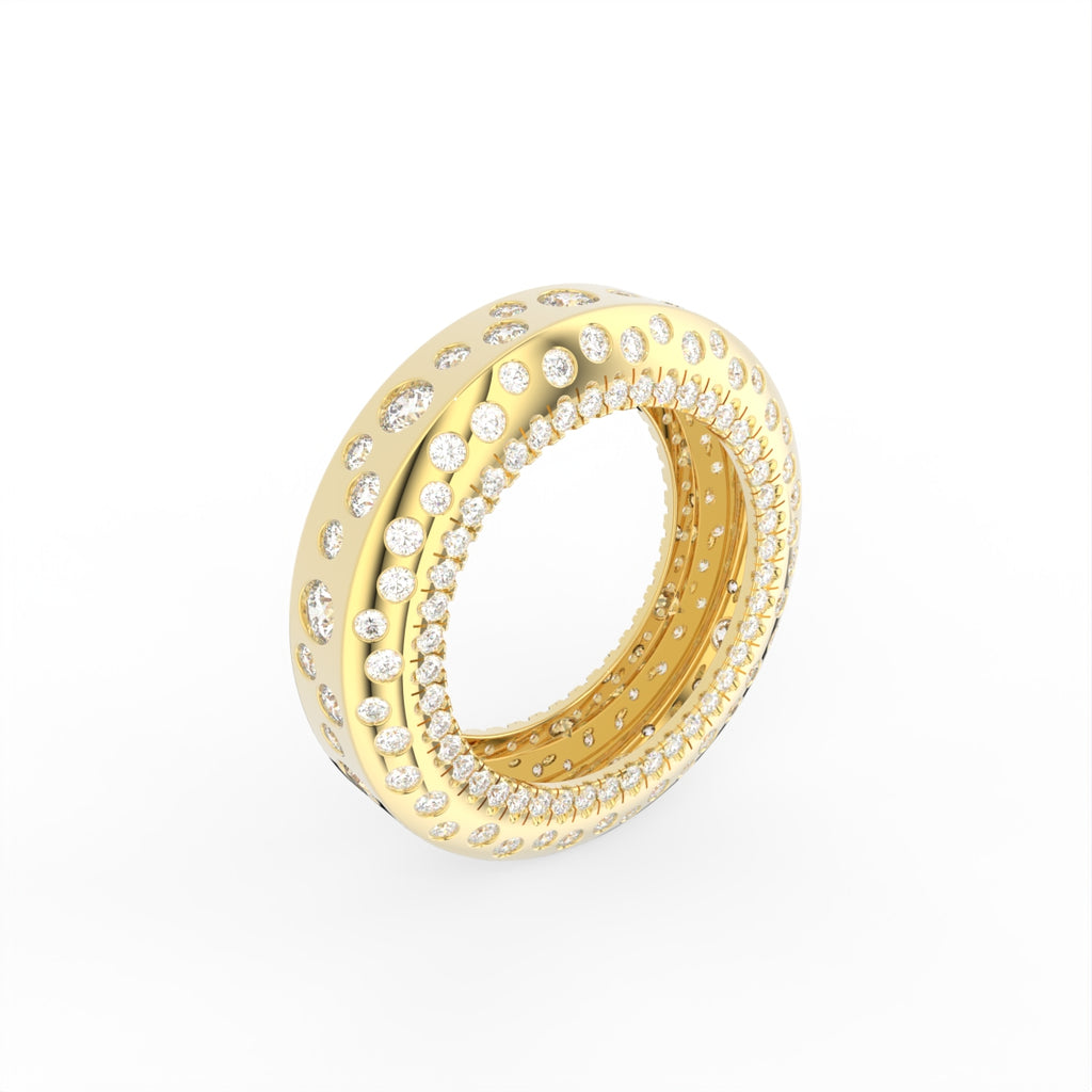 Sterling Silver Diamond Ring — IMAGE URL