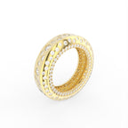 Sterling Silver Diamond Ring — IMAGE URL