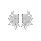 18K Radiant Marquise Diamond Earrings — BACK