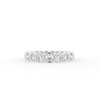 18K Full Eternity Diamond Ring — TOP