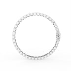18K Yellow Gold Emerald Diamond Tennis Bracelet — FRONT