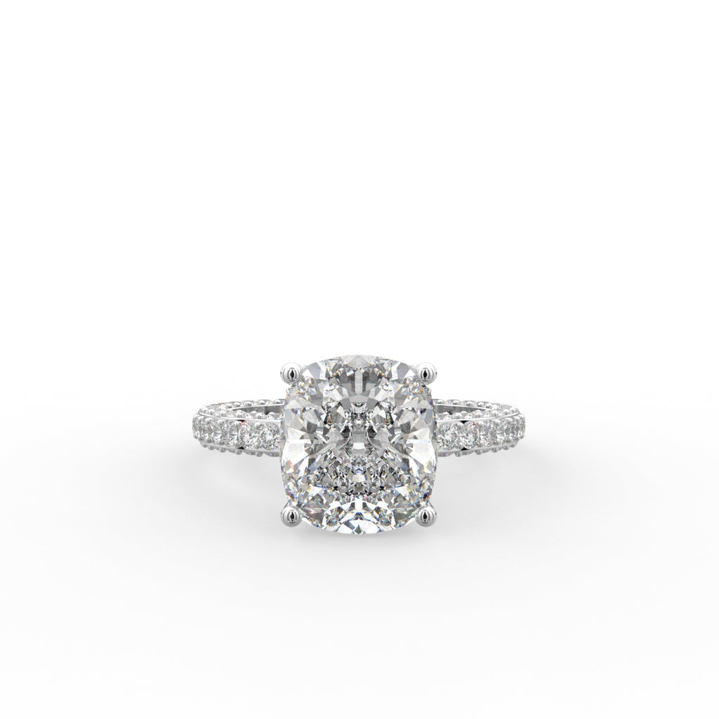 vimg:FJ5297|vimg:FJ5268|vimg:FJ5270|18K Solitaire Round Diamond Ring — TOP