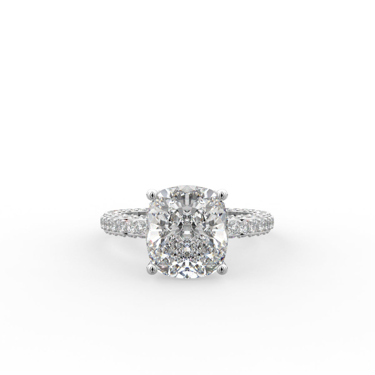 vimg:FJ5297|vimg:FJ5268|vimg:FJ5270|18K Solitaire Round Diamond Ring — TOP