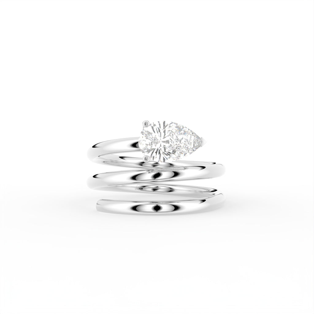 18K Bespoke Diamond Ring — TOP