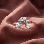 14K Marquise Diamond Ring — AI cloth, in-house