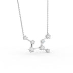 vimg:FJ6915|vimg:FJ6926|18K Constellation Round Diamond Pendant — 3D VIEW