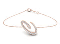 18K Alphabet Diamond Bracelet — TOP
