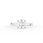18K Solitaire Diamond Ring — TOP