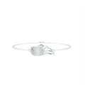 18K Gold Swan Diamond Bracelet — TOP