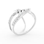 18K Bespoke Diamond Ring — 3D VIEW