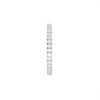 18K Eternity Round Diamond Ring — SIDE