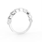 18K Yellow Gold Baguette Eternity Diamond Ring — 3D VIEW