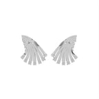 18K Lab Grown Diamond Earrings — BACK