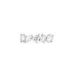 18K Eternity Multi-Shape Diamond Ring — TOP
