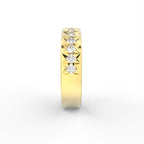 Sterling Silver Diamond Ring — 3D / RIGHT