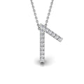 vimg:FJ0809|vimg:FJ3148|18K White Gold Hagalaz Viking Round Diamond Pendant — FRONT