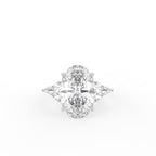 vimg:FJSTWG00078|18K Trilogy Oval Diamond Engagement Ring — TOP