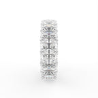 vimg:FJ3843|vimg:FJ3846|vimg:FJ3845|vimg:FJ3844|vimg:FJ3851|vimg:FJ3852|vimg:FJ3847|14K White Gold Radiant Diamond Eternity Ring — SIDE