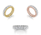 vimg:FJ3289|vimg:FJ2073|14K White Gold Full Eternity Princess Diamond Ring — 3 COLOR