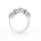 18K Halo Round Diamond Ring — 3D VIEW