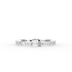18K Eternity Baguette Diamond Ring — TOP
