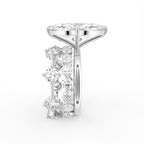 18K Solitaire Diamond Engagement Ring — SIDE
