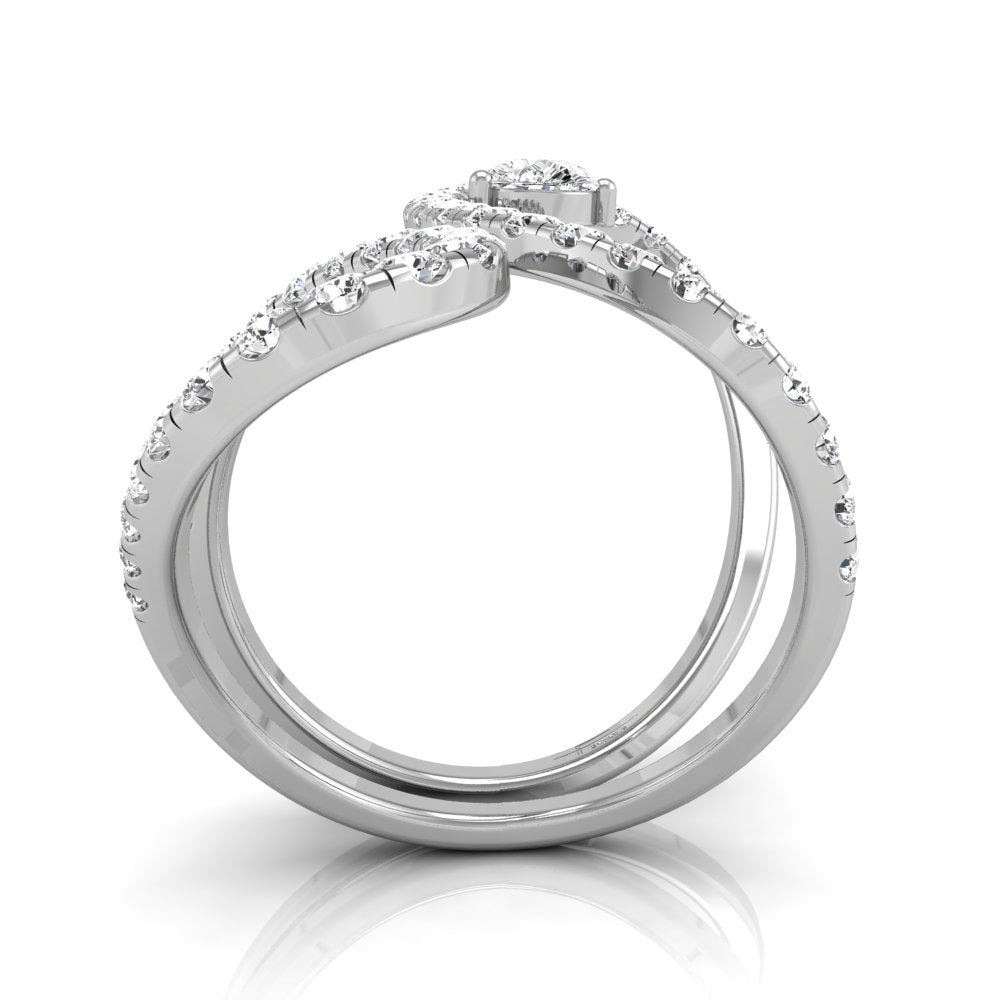 18K Bespoke Diamond Ring — FRONT