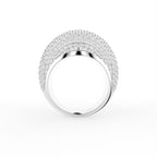 18K Bespoke Pavé Diamond Ring — FRONT