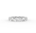 18K Heart Eternity Diamond Ring — TOP