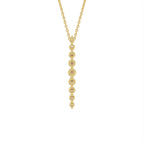 18K Geometric Diamond Pendant — BACK
