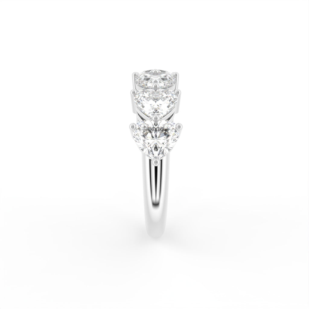 vimg:FJ4867|vimg:FJ4868|vimg:FJ4872|vimg:FJ4874|vimg:FJ4875|vimg:FJ4880|vimg:FJ4882|14K White Gold Eternity Heart Diamond Ring — SIDE