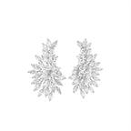 18K Bespoke Marquise Diamond Earrings — 3D VIEW