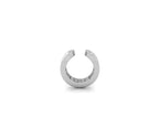 18K Baguette Diamond Piercing Earrings — SIDE VIEW